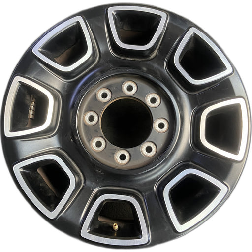 20" FORD F250SD PICKUP 23-26 20x8, , solid spoke, black, slotted spoke Original - Front View
