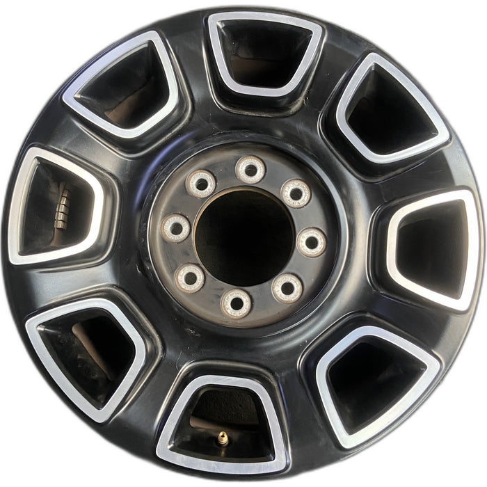 20" FORD F250SD PICKUP 23-26 20x8, , solid spoke, black, slotted spoke Original - Front View