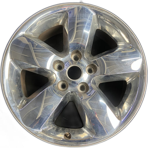 20" DODGE 1500 PICKUP 13 , 20x8, chrome clad Original OEM Wheel Rim - Front View
