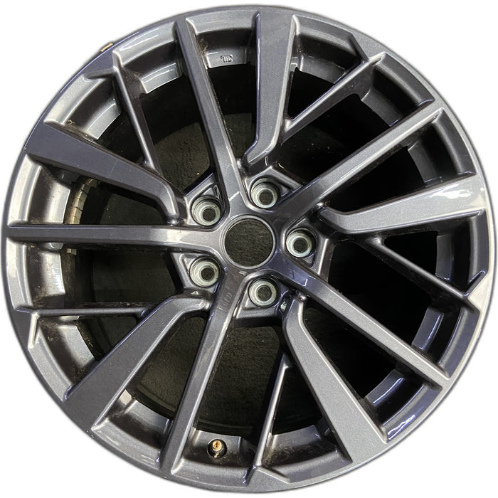 18" WRX 22 18x8.5 , dark gray Original OEM Wheel Rim - Front View