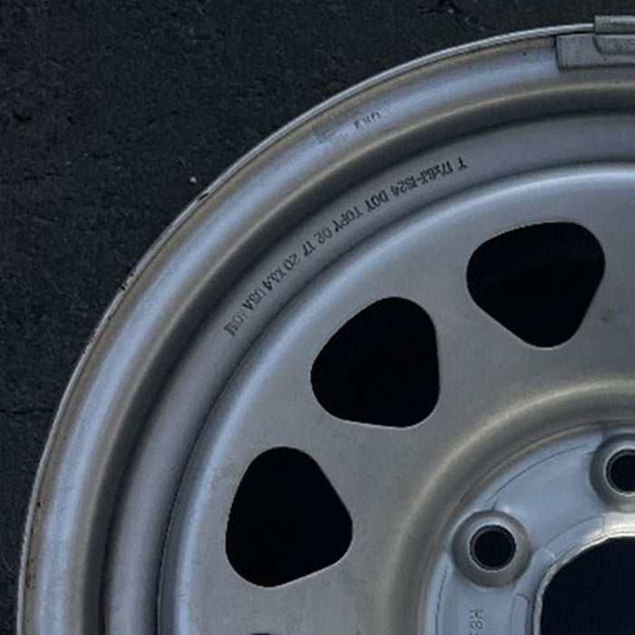 17" COLORADO 23-25 17x8, steel, opt RD6 Original OEM Wheel Rim - Side Profile