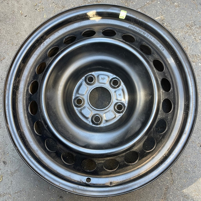 17" COROLLA CROSS 22-26 17x6.5, steel Original OEM Wheel Rim - Front View