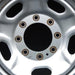 17" FORD F250SD PICKUP 10 17x7.5 , , steel, , argent, oval cut-outs Original - Angle View
