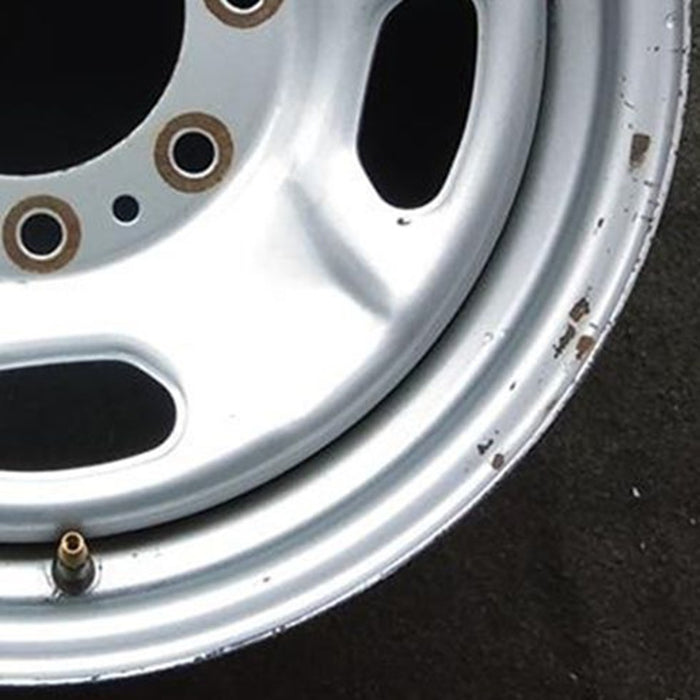 17" FORD F250SD PICKUP 10 17x7.5 , , steel, , argent, oval cut-outs Original - Back View