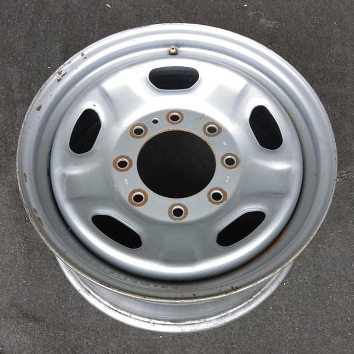 17" FORD F250SD PICKUP 10 17x7.5 , , steel, , argent, oval cut-outs Original - View 8
