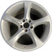 19" BMW 323i 06-07 19x9 , 5 spoke, solid spoke, w/o rivets between spokes - Front View
