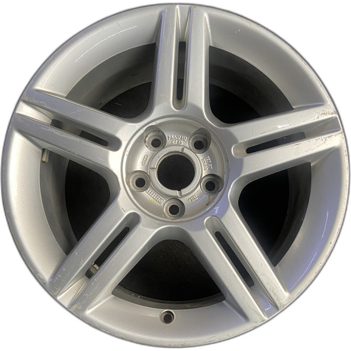 17" AUDI A4 05-11 17x7.5 , 10 spoke Original OEM Wheel Rim - Front View