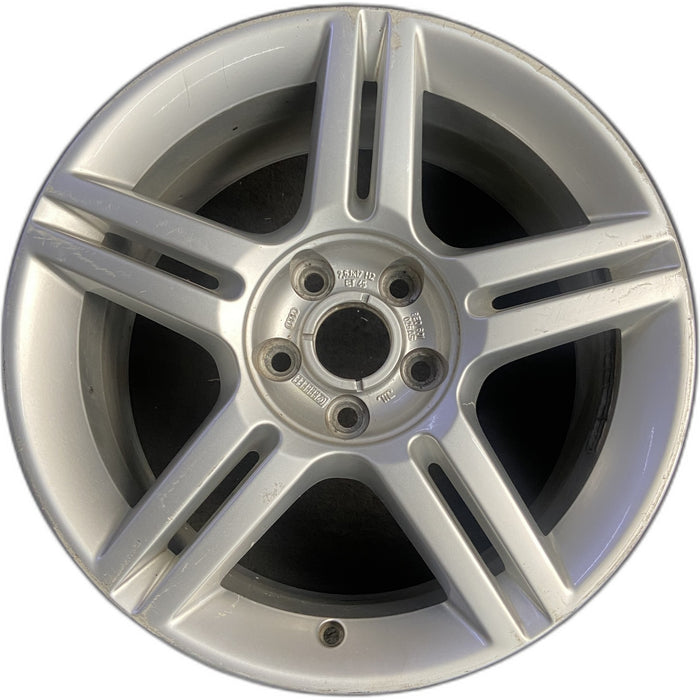 17" AUDI A4 05-11 17x7.5 , 10 spoke Original OEM Wheel Rim - Front View