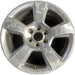 20" SIERRA 1500 PICKUP 19 classic , 20x9, 5 spoke, exposed lug nuts, polished - Front View