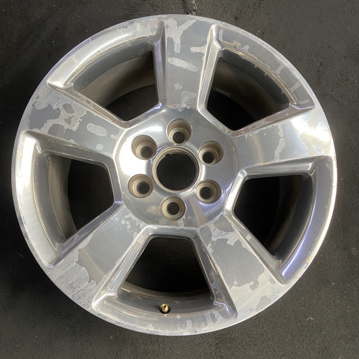 20" SIERRA 1500 PICKUP 19 classic , 20x9, 5 spoke, exposed lug nuts, polished - Additional View