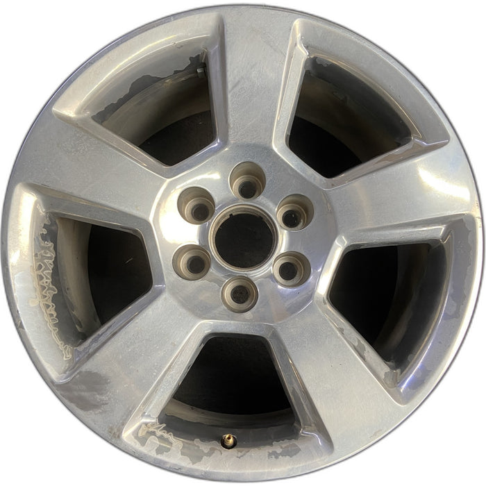 20" SIERRA 1500 PICKUP 19 classic , 20x9, 5 spoke, exposed lug nuts, polished - Front View