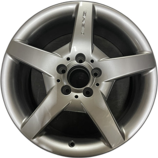 17" MERCEDES CLK 05 209 Type; CLK500, 17x7.5 Original OEM Wheel Rim - Front View