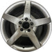 17" MERCEDES CLK 05 209 Type; CLK500, 17x7.5 Original OEM Wheel Rim - Front View