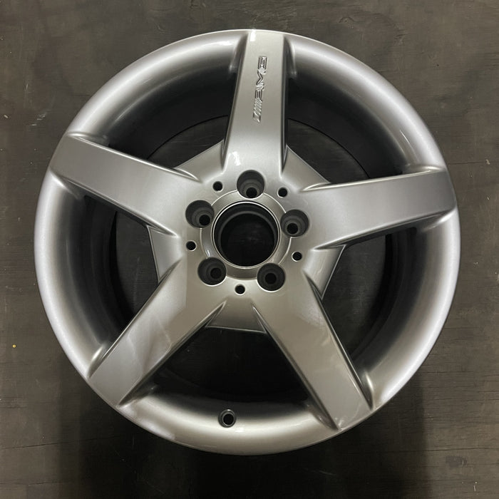 17" MERCEDES CLK 05 209 Type; CLK500, 17x7.5 Original OEM Wheel Rim - Additional View