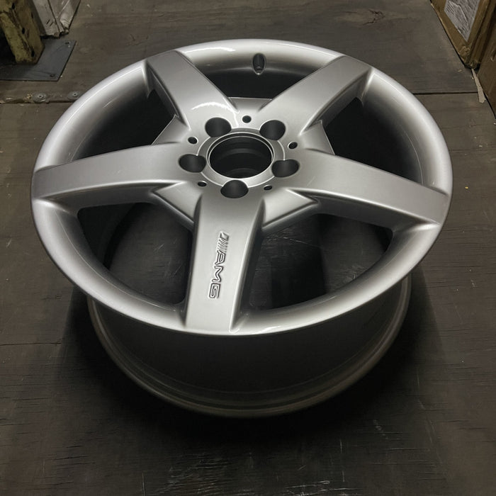 17" MERCEDES CLK 05 209 Type; CLK500, 17x7.5 Original OEM Wheel Rim - View 8