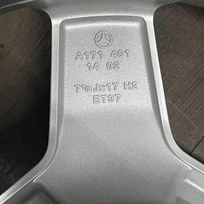 17" MERCEDES CLK 05 209 Type; CLK500, 17x7.5 Original OEM Wheel Rim - View 9