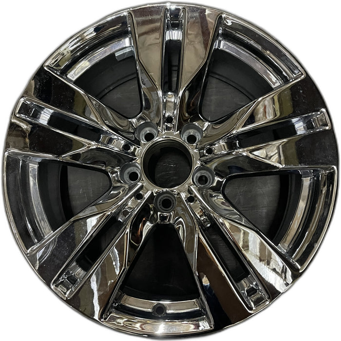 17" MERCEDES E-CLASS 12 207 Type, Conv, E350, 17x7.5 Original OEM Wheel Rim - Front View