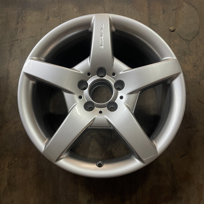 17" MERCEDES CLK 06 209 Type; CLK500, 17x8.5 Original OEM Wheel Rim - Additional View