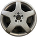 18" MERCEDES CL-CLASS 03-04 215 Type; CL500, 18x9 Original OEM Wheel Rim - Front View