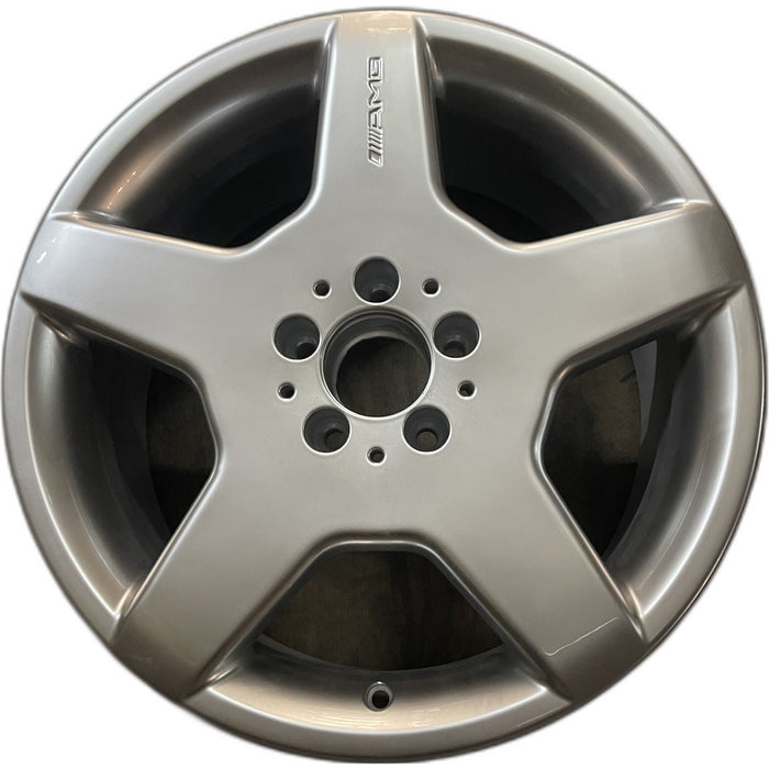 18" MERCEDES CL-CLASS 03-04 215 Type; CL500, 18x9 Original OEM Wheel Rim - Front View