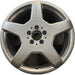 18" MERCEDES CL-CLASS 03-04 215 Type; CL500, 18x9 Original OEM Wheel Rim - Front View