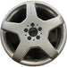 18" MERCEDES CL-CLASS 03-04 215 Type; CL500, 18x9 Original OEM Wheel Rim - Front View