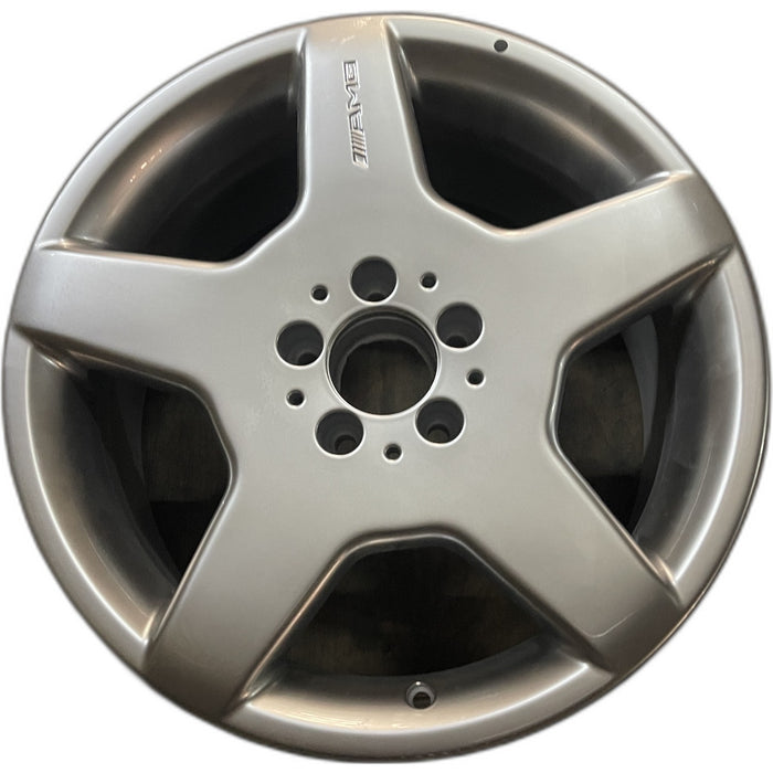 18" MERCEDES CL-CLASS 03-04 215 Type; CL500, 18x9 Original OEM Wheel Rim - Front View
