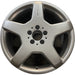 18" MERCEDES CL-CLASS 03-04 215 Type; CL500, 18x9 Original OEM Wheel Rim - Front View