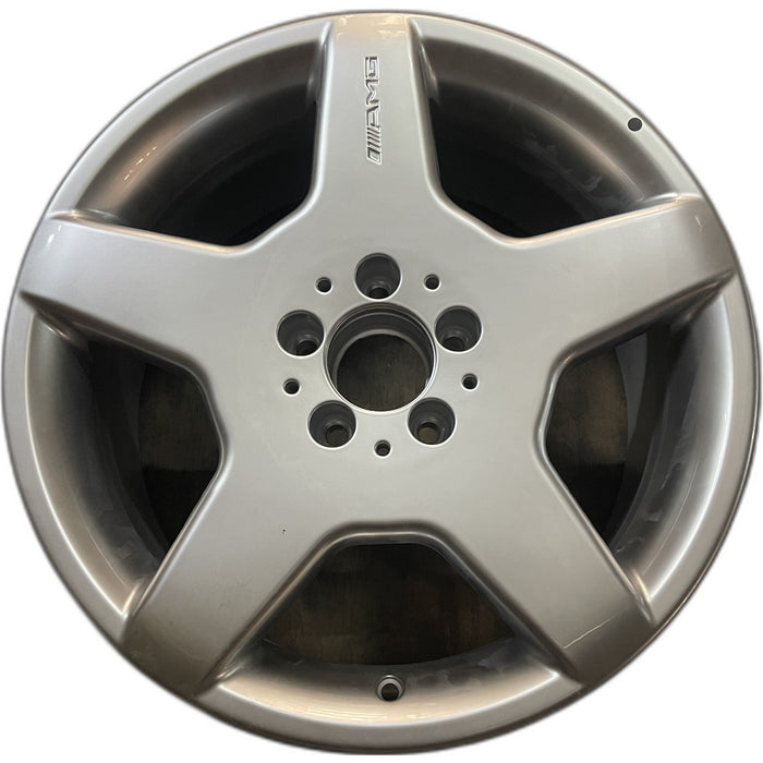 18" MERCEDES CL-CLASS 03-04 215 Type; CL500, 18x9 Original OEM Wheel Rim - Front View