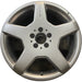18" MERCEDES CL-CLASS 03-04 215 Type; CL500, 18x9 Original OEM Wheel Rim - Front View