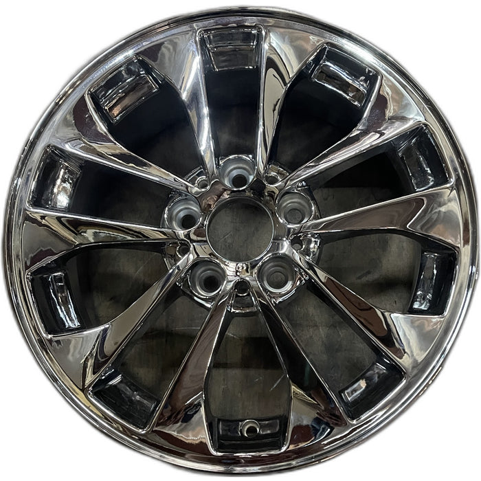 17" BMW 320i 01-05 , 17x7, alloy, 10 spoke, 5 arched holes Original OEM Wheel - Front View