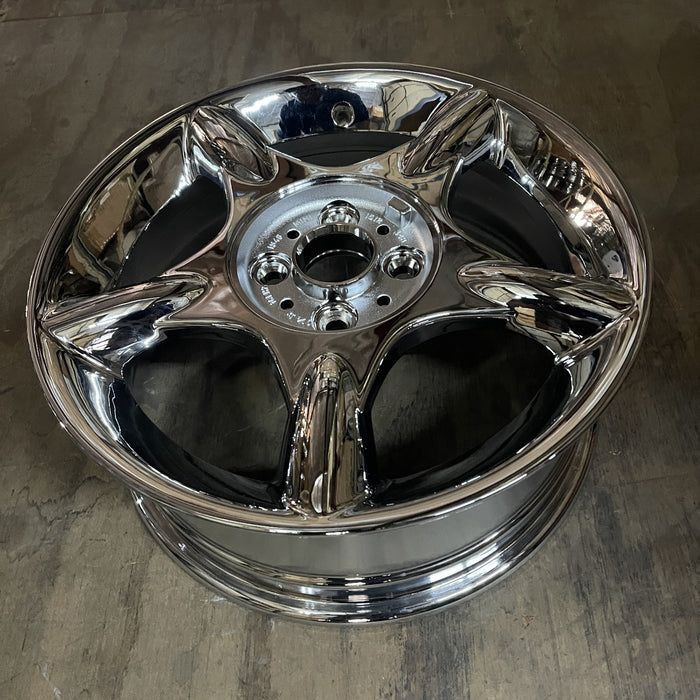 16" MINI COOPER 02-06 16x6.5 , 5 straight spokes, silver Original OEM Wheel Rim - View 8