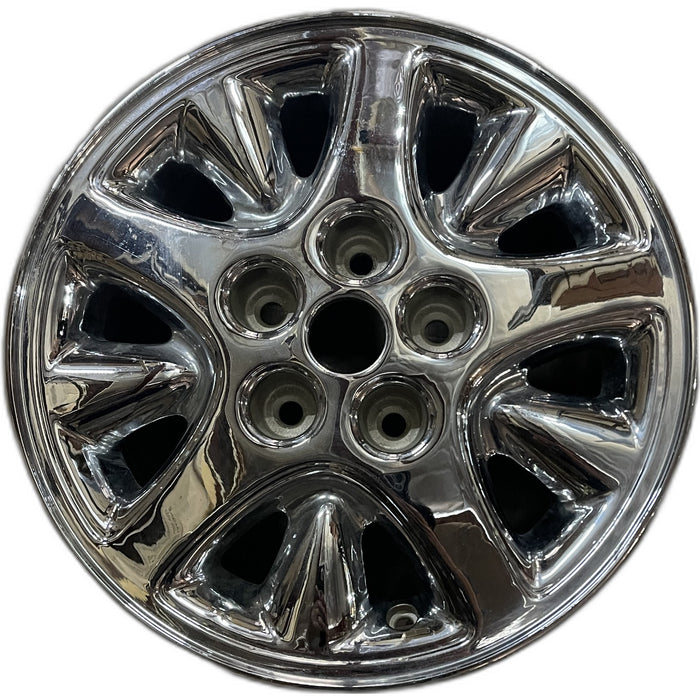 15" CARAVAN 96-00 15x6.5, aluminum, silver Original OEM Wheel Rim - Front View