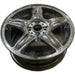 16" CLUBMAN 08-09 16x6.5 , 5 spoke, star design, closed spokes, , silver - Front View