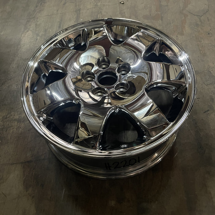 16" PT CRUISER 03-05 aluminum, 16x6, 7 spoke Original OEM Wheel Rim - View 7