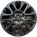 20" SEQUOIA 23-26 20x8, open spoke , matte black Original OEM Wheel Rim - Front View