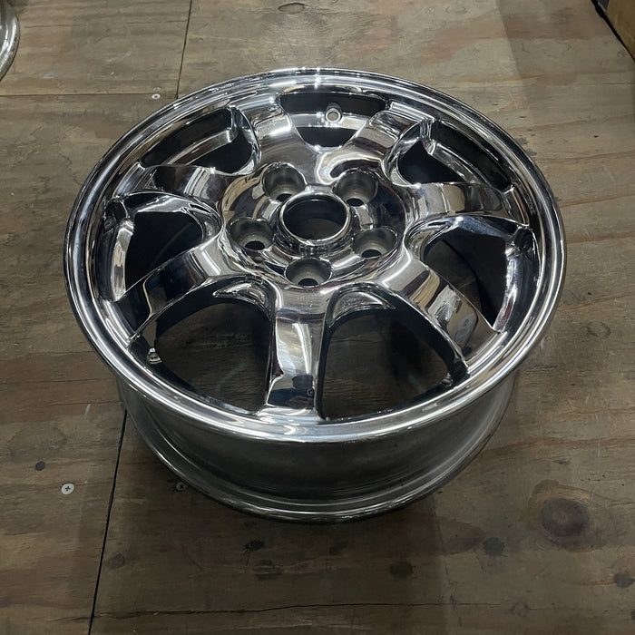 16" DIAMANTE 97-99 16x6, aluminum, 7 spoke, chrome Original OEM Wheel Rim - View 8