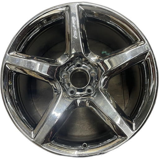 19" MERCEDES S-CLASS 08 230 Type; SL55, 19x9.5, 1 piece Original OEM Wheel Rim - Front View