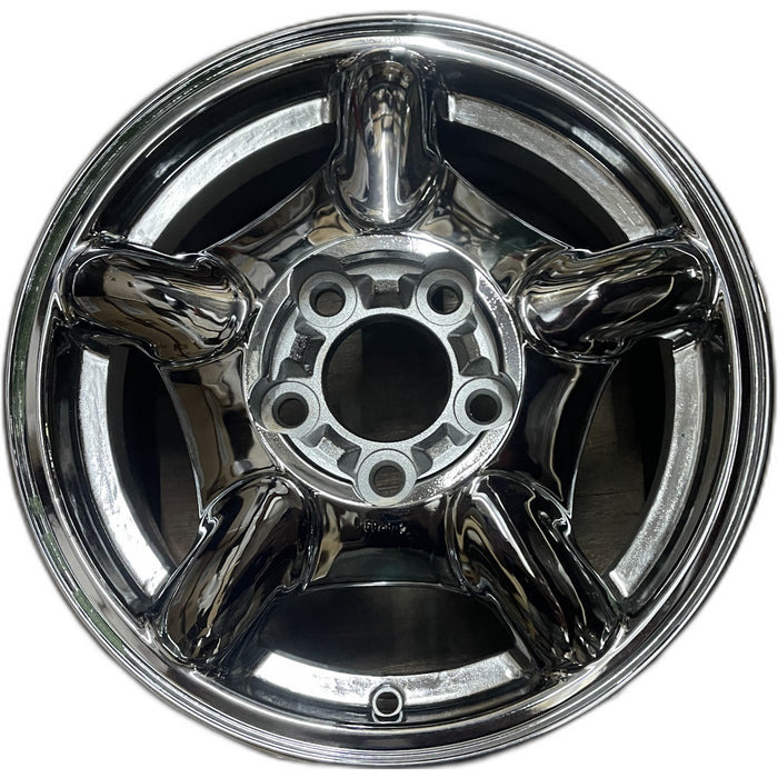 15" LESABRE 00 15x6, aluminum, 5 spoke Original OEM Wheel Rim - Front View
