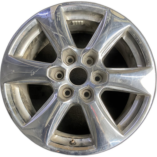 18" FORD F150 PICKUP 18-20 18x7.5, aluminum, 6 spoke, chrome Original OEM Wheel - Front View
