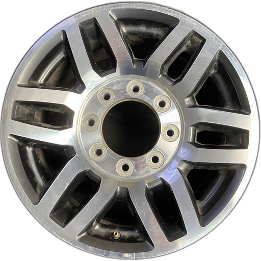 18" FORD F250SD PICKUP 17 18x8 , aluminum, 12 spoke , machined face Original - Front View