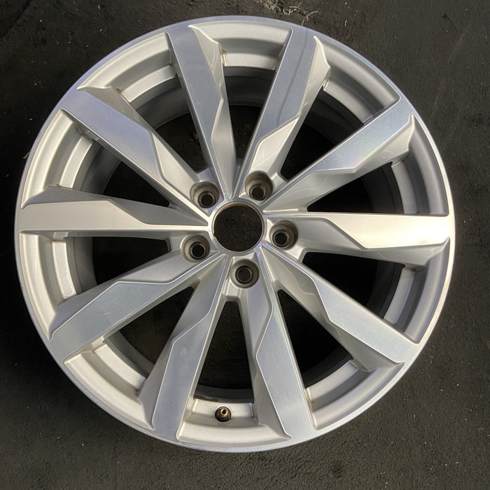 18" AUDI A4 16 18x8 , , blade spoke design Original OEM Wheel Rim - Additional View