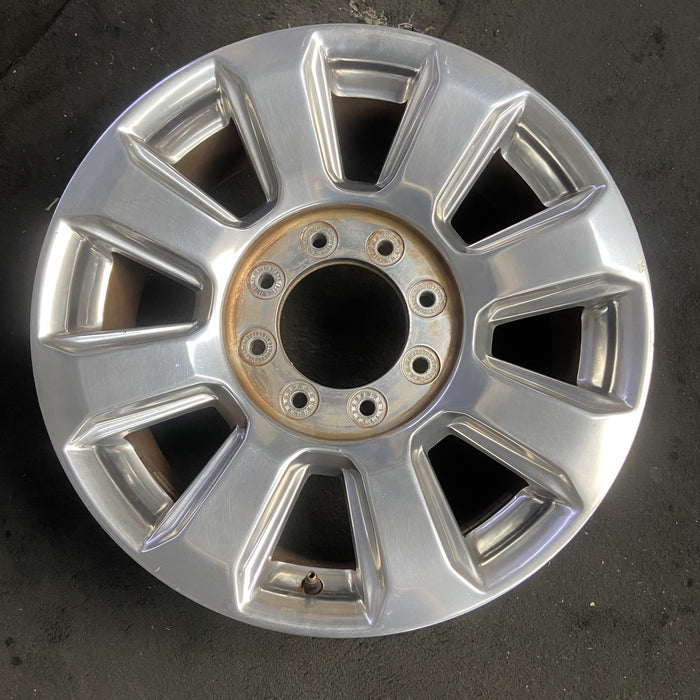 20" FORD F250SD PICKUP 17 20x8 , 8 spoke, polished, 8" center cap, Original OEM - Additional View
