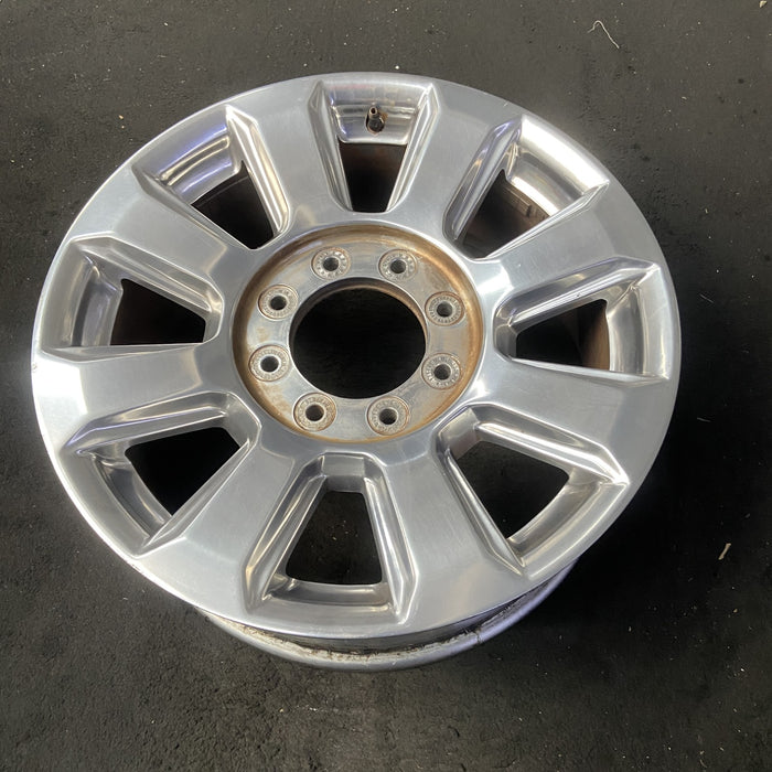 20" FORD F250SD PICKUP 17 20x8 , 8 spoke, polished, 8" center cap, Original OEM - View 8