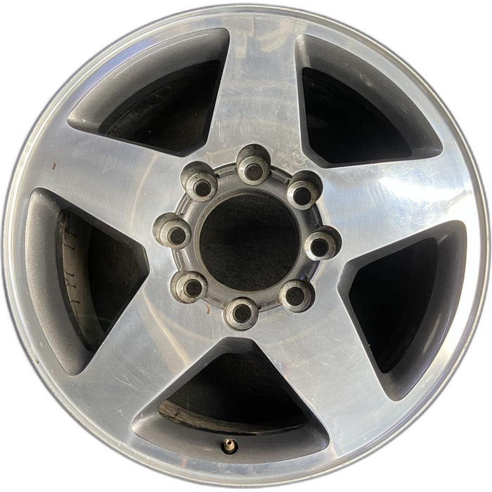20" SIERRA 2500 PICKUP 17-19 20x8.5, 5 spoke, polished, opt RTH Original OEM - Front View