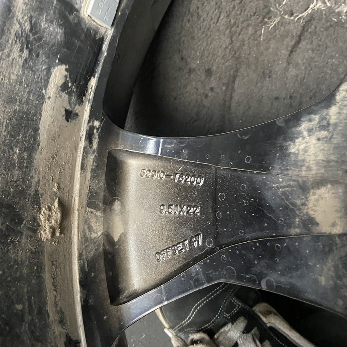22" GV80 21-23 22x9.5 Original OEM Wheel Rim - View 9