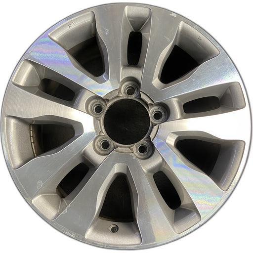 20" SEQUOIA 08-17 20x8, , 10 spoke, silver inlay Original OEM Wheel Rim - Front View