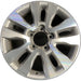 20" SEQUOIA 08-17 20x8, , 10 spoke, silver inlay Original OEM Wheel Rim - Front View