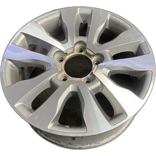 20" SEQUOIA 08-17 20x8, , 10 spoke, silver inlay Original OEM Wheel Rim - Front View