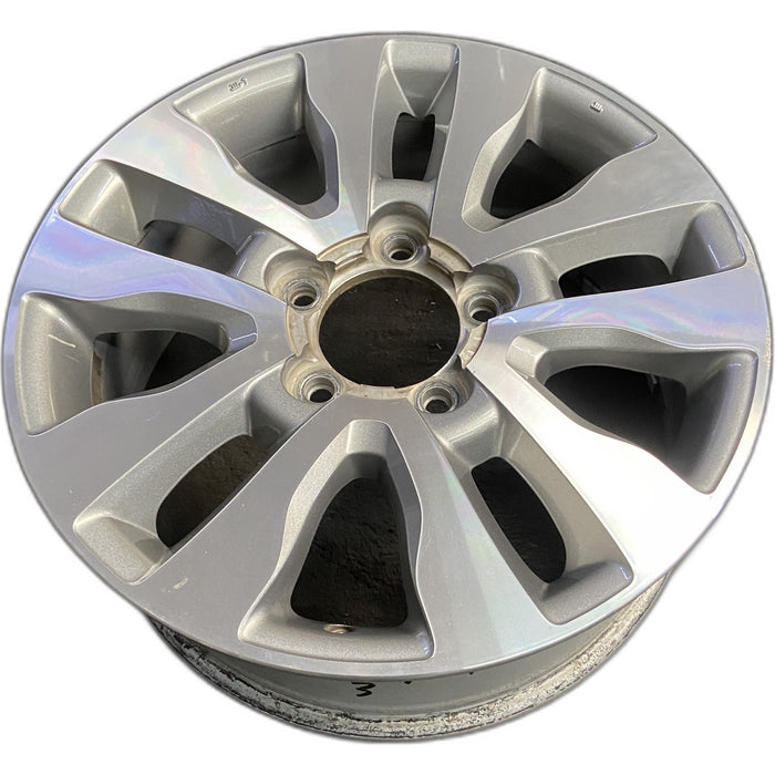 20" SEQUOIA 08-17 20x8, , 10 spoke, silver inlay Original OEM Wheel Rim - Front View